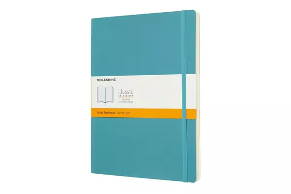 Een Moleskine Ruled Soft Cover Notebook XL Reef Blue koop je bij Moleskine.nl