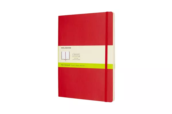 Een Moleskine Plain Soft Cover Notebook XL Scarlet Red koop je bij Moleskine.nl