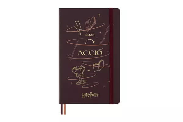 Een Moleskine 2025 12M Harry Potter 'Accio' Daily Hardcover Large (LE) koop je bij Moleskine.nl