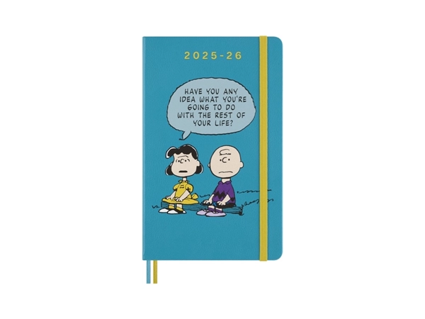 Een Moleskine 18M 2025-2026 Agenda 'Peanuts: Charlie & Lucy' - Weekly, Hardcover Large koop je bij Moleskine.nl