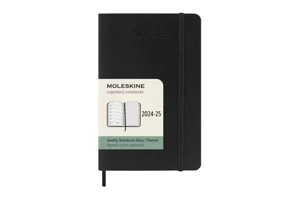 Een Moleskine 2024/2025 18M Weekly Softcover Pocket Black koop je bij Moleskine.nl