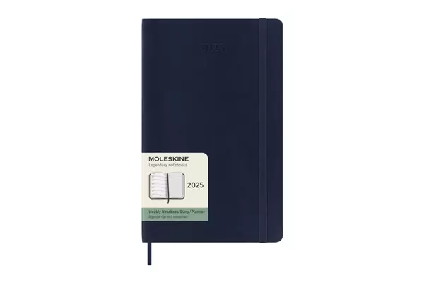 Een Moleskine 2025 12M Weekly Softcover Large Sapphire Blue koop je bij Moleskine.nl