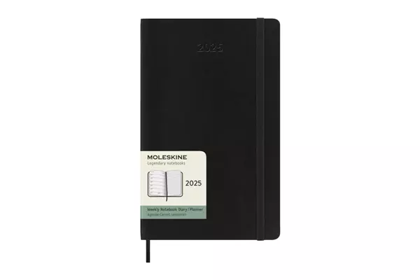 Een Moleskine 2025 12M Weekly Softcover Large Black koop je bij Moleskine.nl