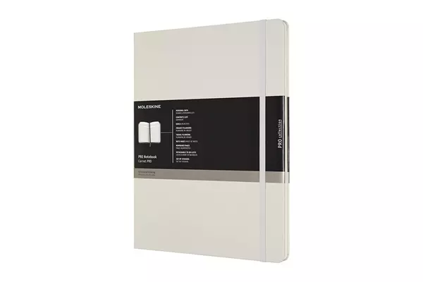 Een Moleskine Pro Collection Notebook XXL Hardcover Pearl Grey koop je bij Moleskine.nl