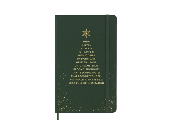 Een Moleskine Holiday Notebook Ruled Hardcover Large Myrtle Green koop je bij Moleskine.nl