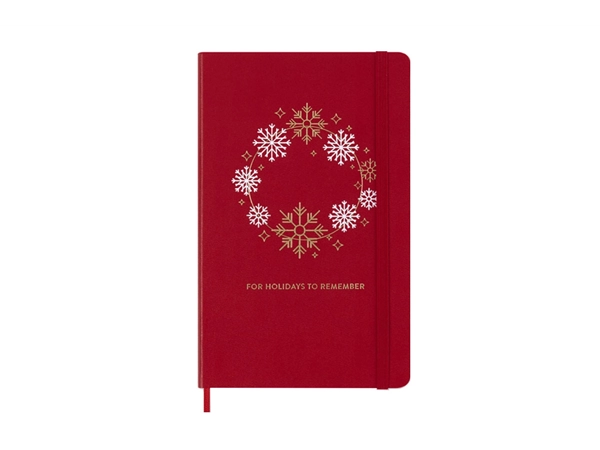 Een Moleskine Holiday Notebook Ruled Hardcover Large Scarlet Red koop je bij Moleskine.nl