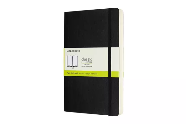 Een Moleskine Plain Soft Cover Notebook Expanded Black koop je bij Moleskine.nl