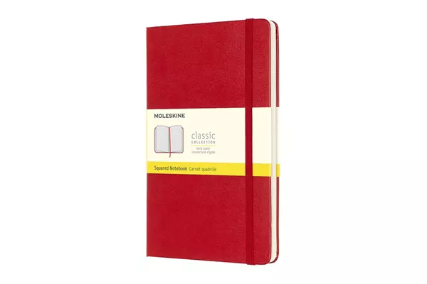 Een Moleskine Squared Hard Cover Notebook Large Red koop je bij Moleskine.nl