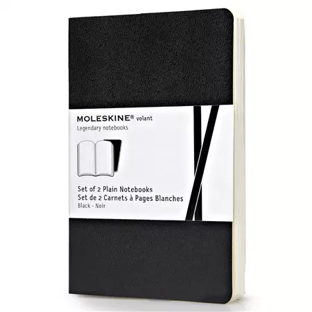 Een Moleskine Volant Plain Notebook Pocket Black koop je bij Moleskine.nl