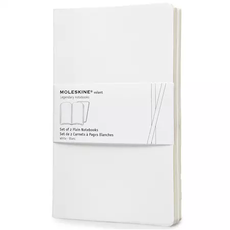 Een Moleskine Volant Plain Notebook Large White koop je bij Moleskine.nl