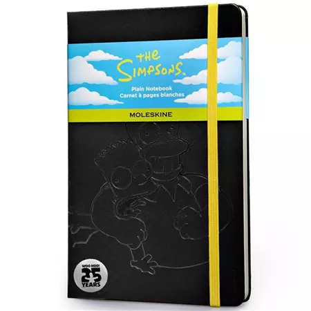 Een Moleskine Limited Edition The Simpsons Notebook Plain Large Hardcover Black koop je bij Moleskine.nl