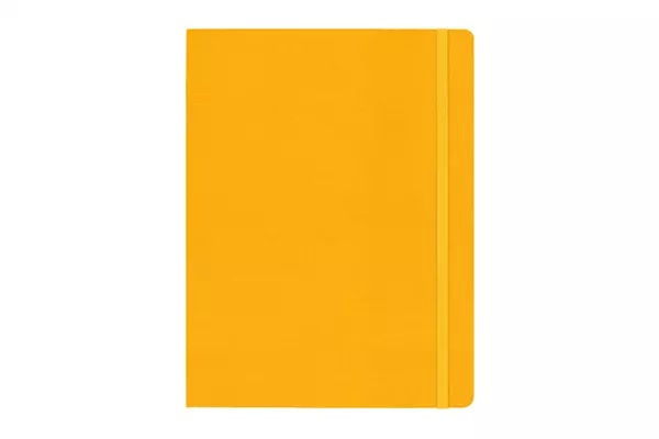 Een Moleskine Silk Ruled Hardcover Notebook XL Orange Yellow koop je bij Moleskine.nl