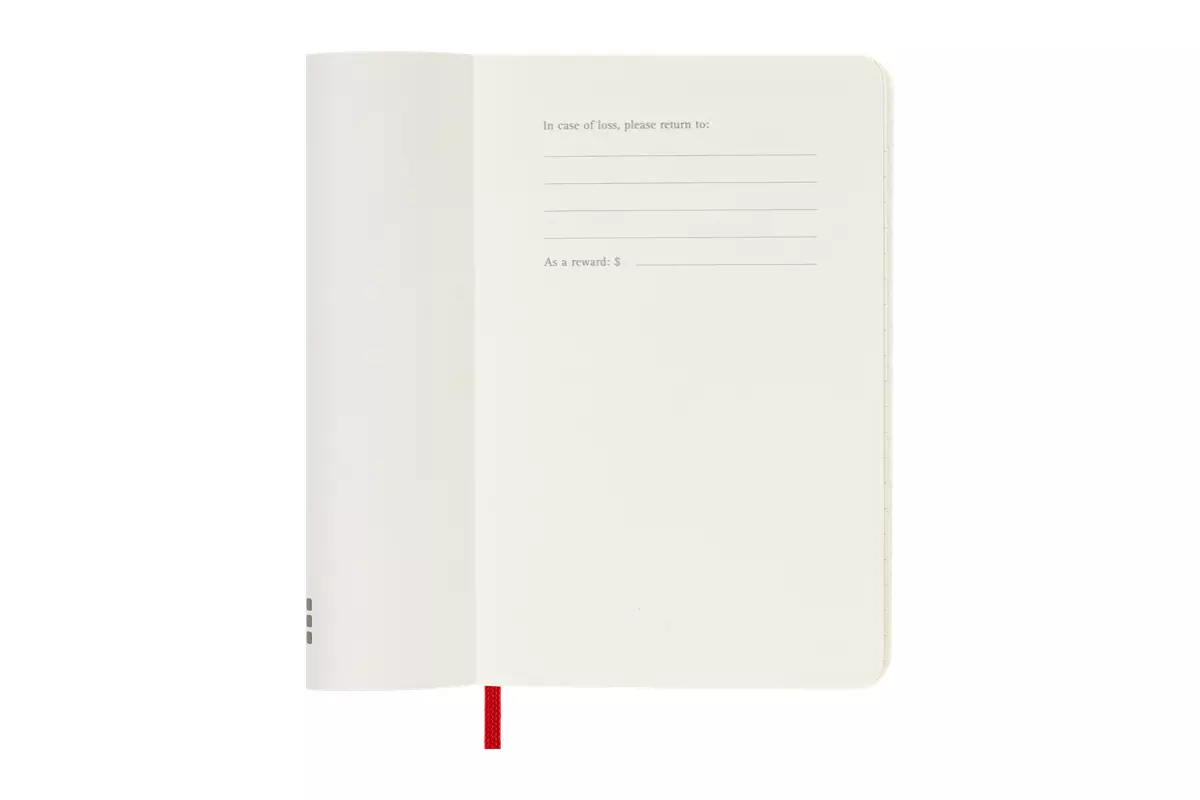 Een Moleskine 2024 12M Daily Softcover Pocket Scarlet Red koop je bij Moleskine.nl