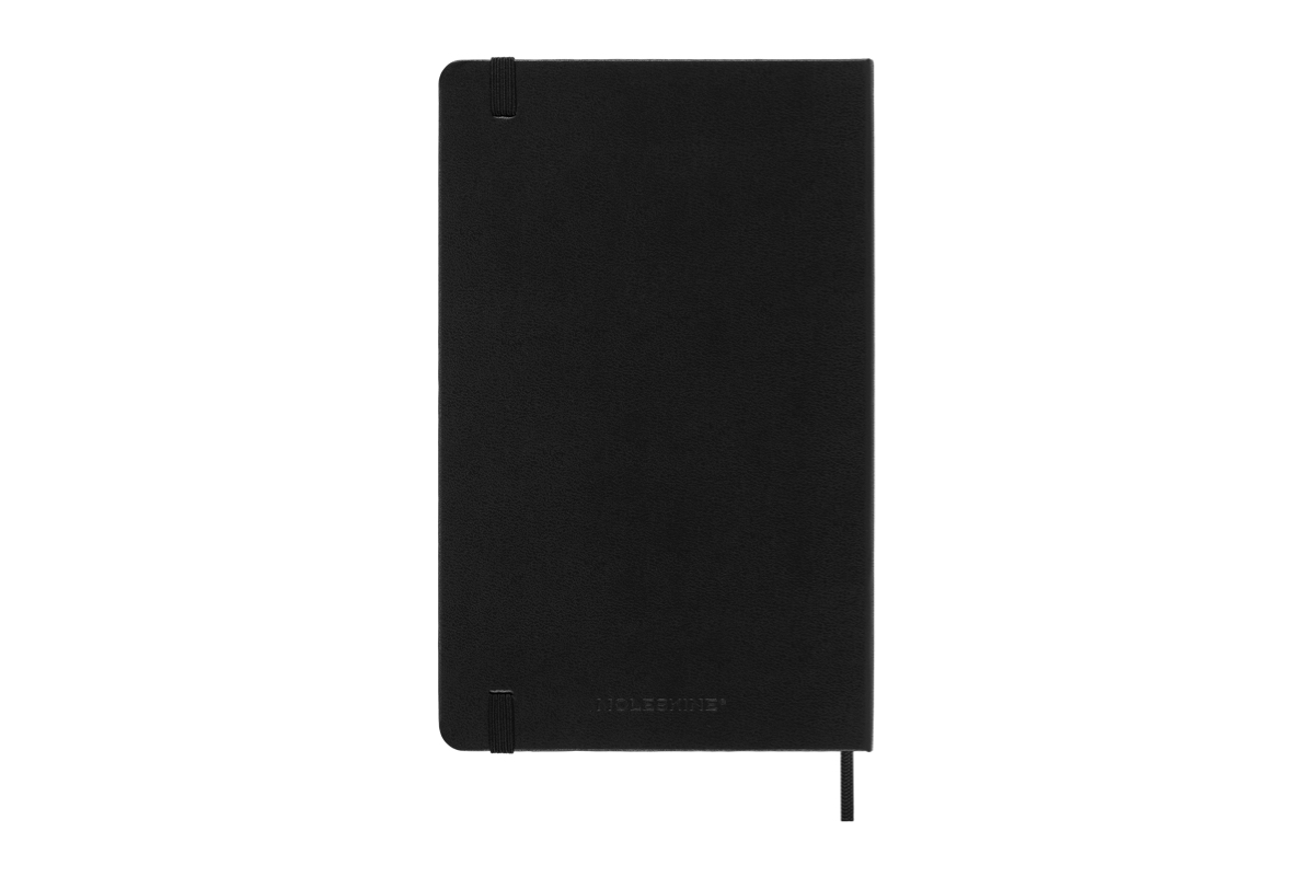 Moleskine 2024 12M Weekly Vertical Hardcover Large Black