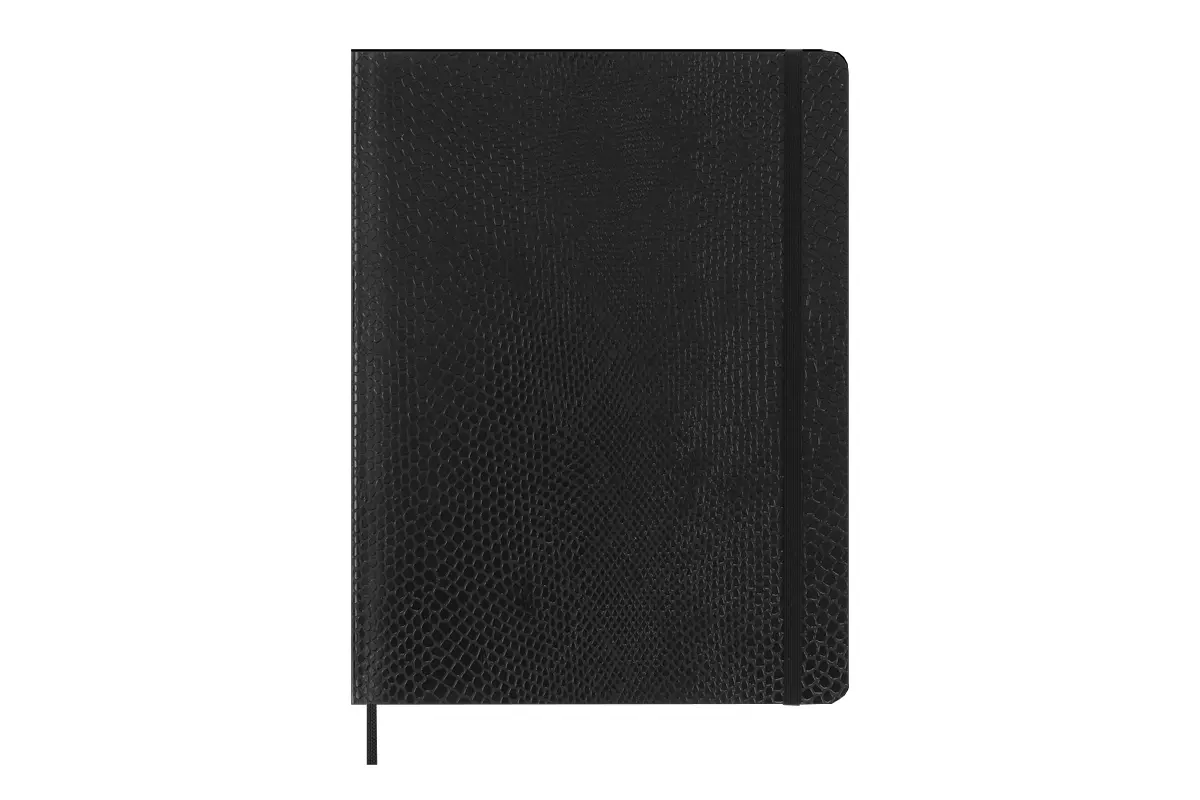 Een Moleskine Precious & Ethical Ruled Softcover Notebook XL Vegan Python Black koop je bij Moleskine.nl