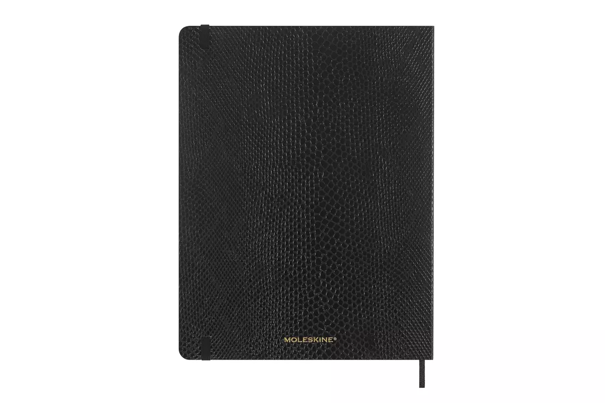 Een Moleskine Precious & Ethical Ruled Softcover Notebook XL Vegan Python Black koop je bij Moleskine.nl