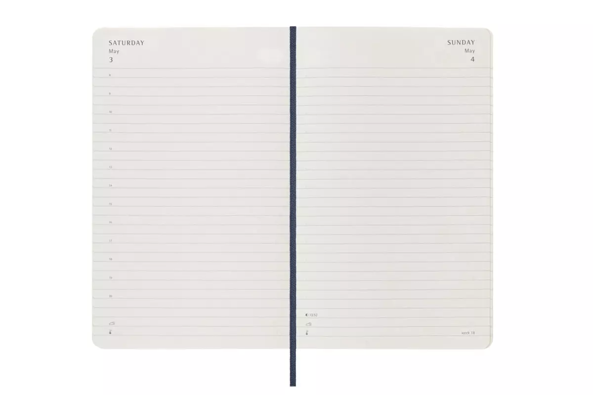 Een Moleskine 2025 12M Daily Softcover Pocket Sapphire Blue koop je bij Moleskine.nl