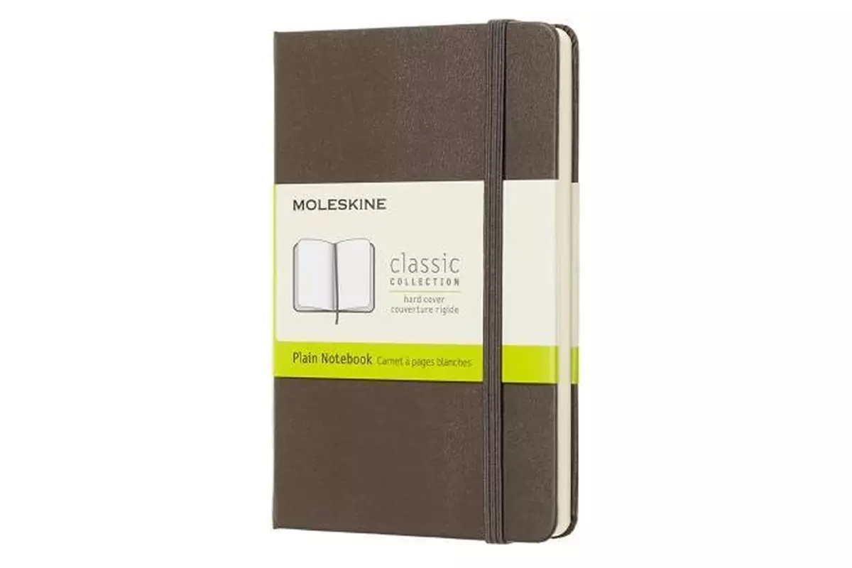 Een Moleskine Plain Hard Cover Notebook Pocket Earth Brown koop je bij Moleskine.nl