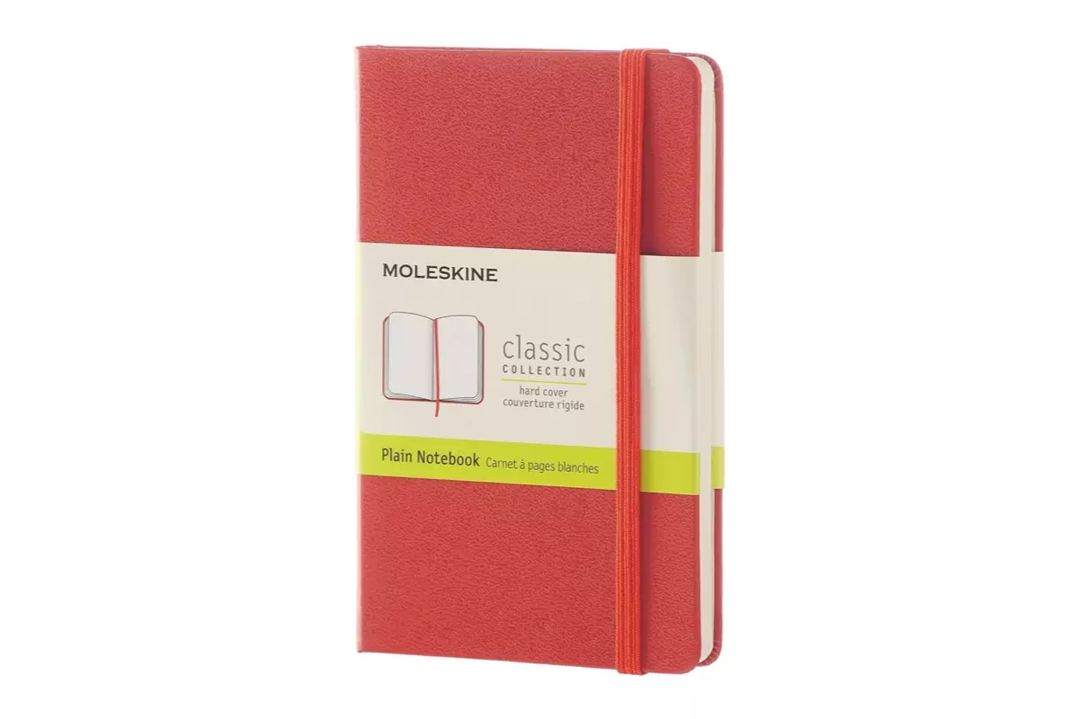 Een Moleskine Plain Hard Cover Notebook Pocket Red koop je bij Moleskine.nl