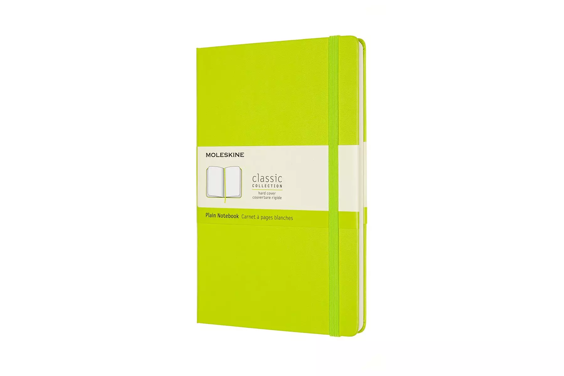 Een Moleskine Plain Hard Cover Notebook Large Lemon Green koop je bij Moleskine.nl