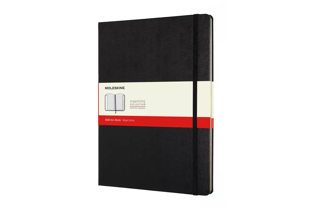 Een Moleskine Address Book XL Black koop je bij Moleskine.nl