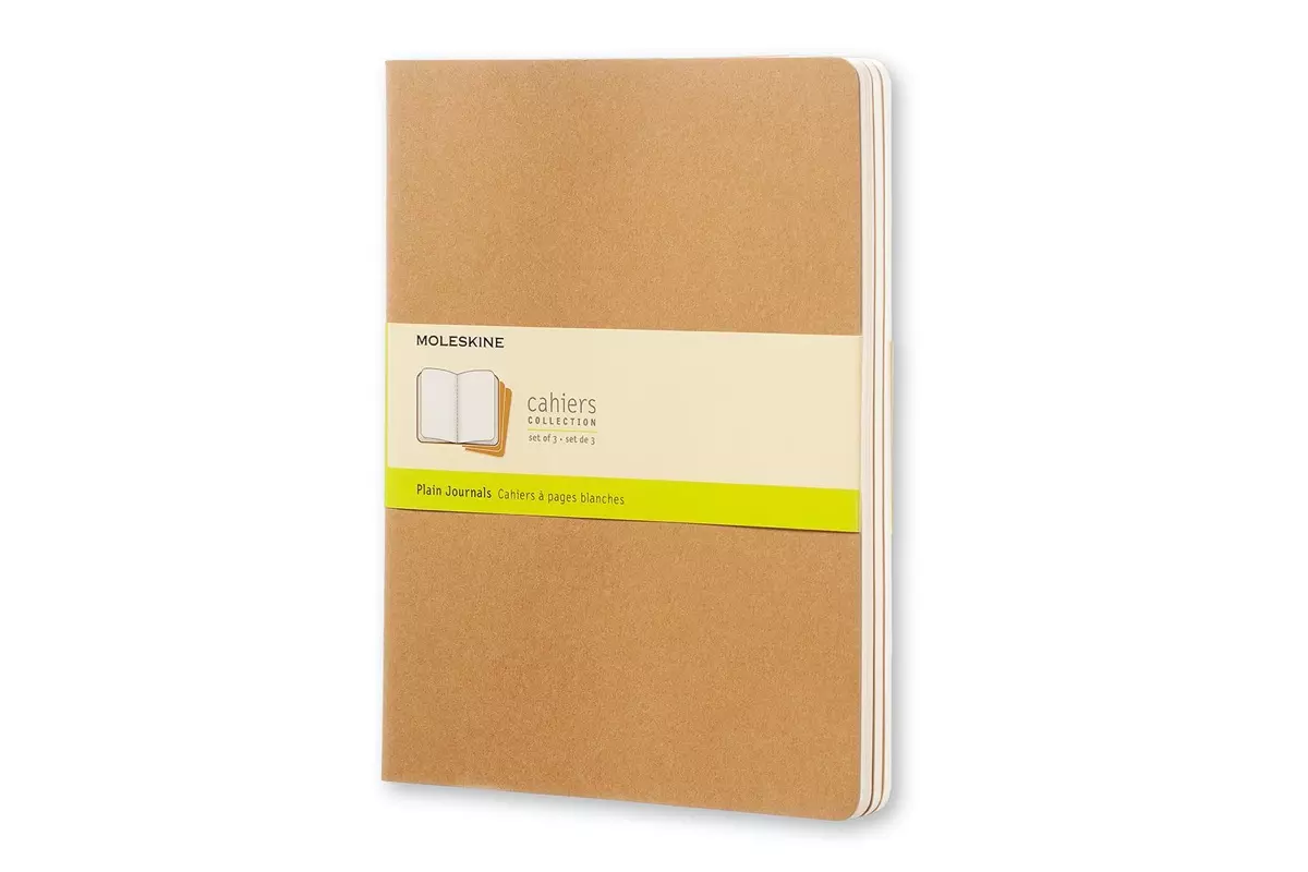 Een Moleskine Cahier Journals Plain XL Kraft Brown koop je bij Moleskine.nl