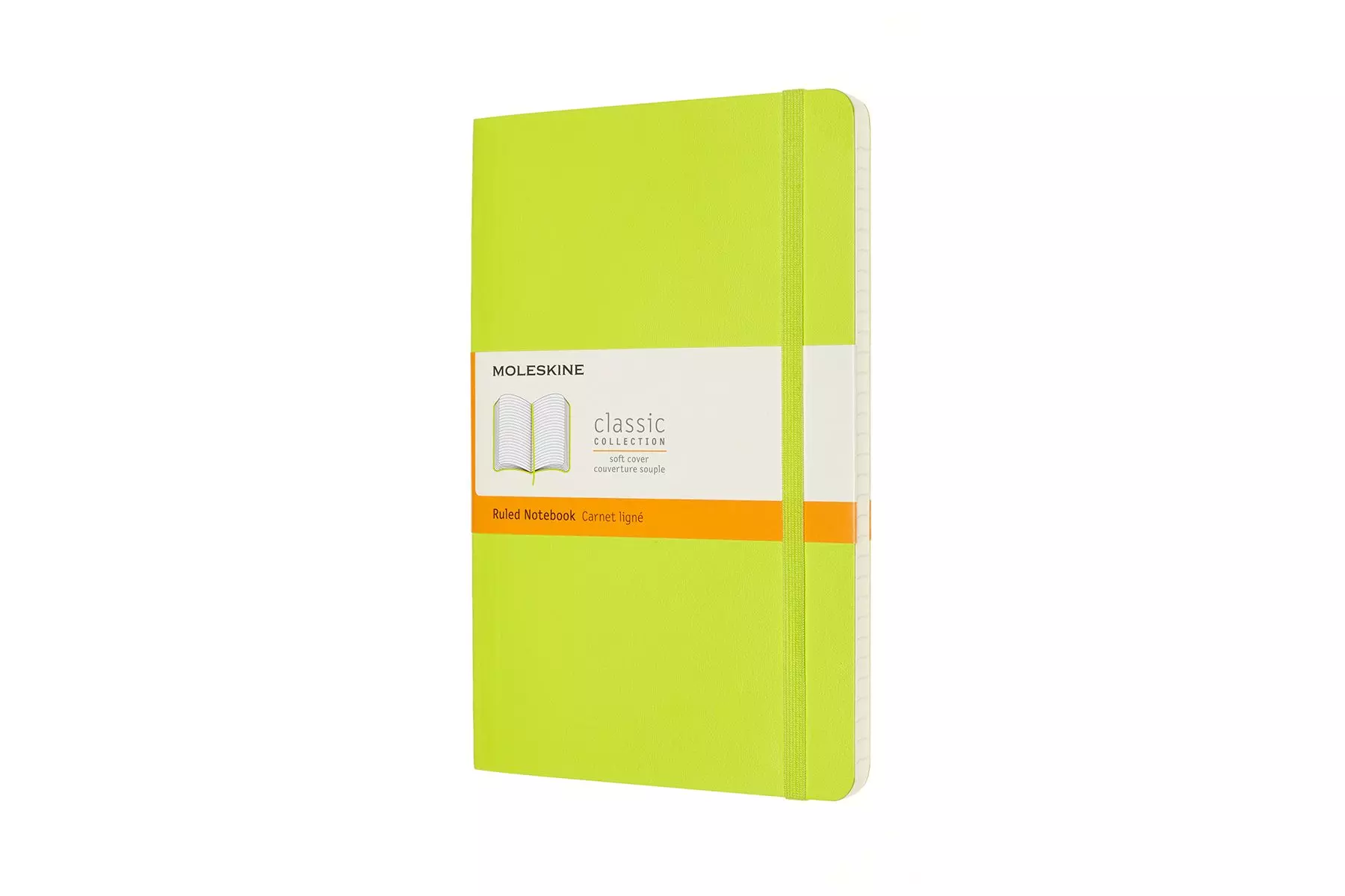 Een Moleskine Ruled Soft Cover Notebook Large Lemon Green koop je bij Moleskine.nl