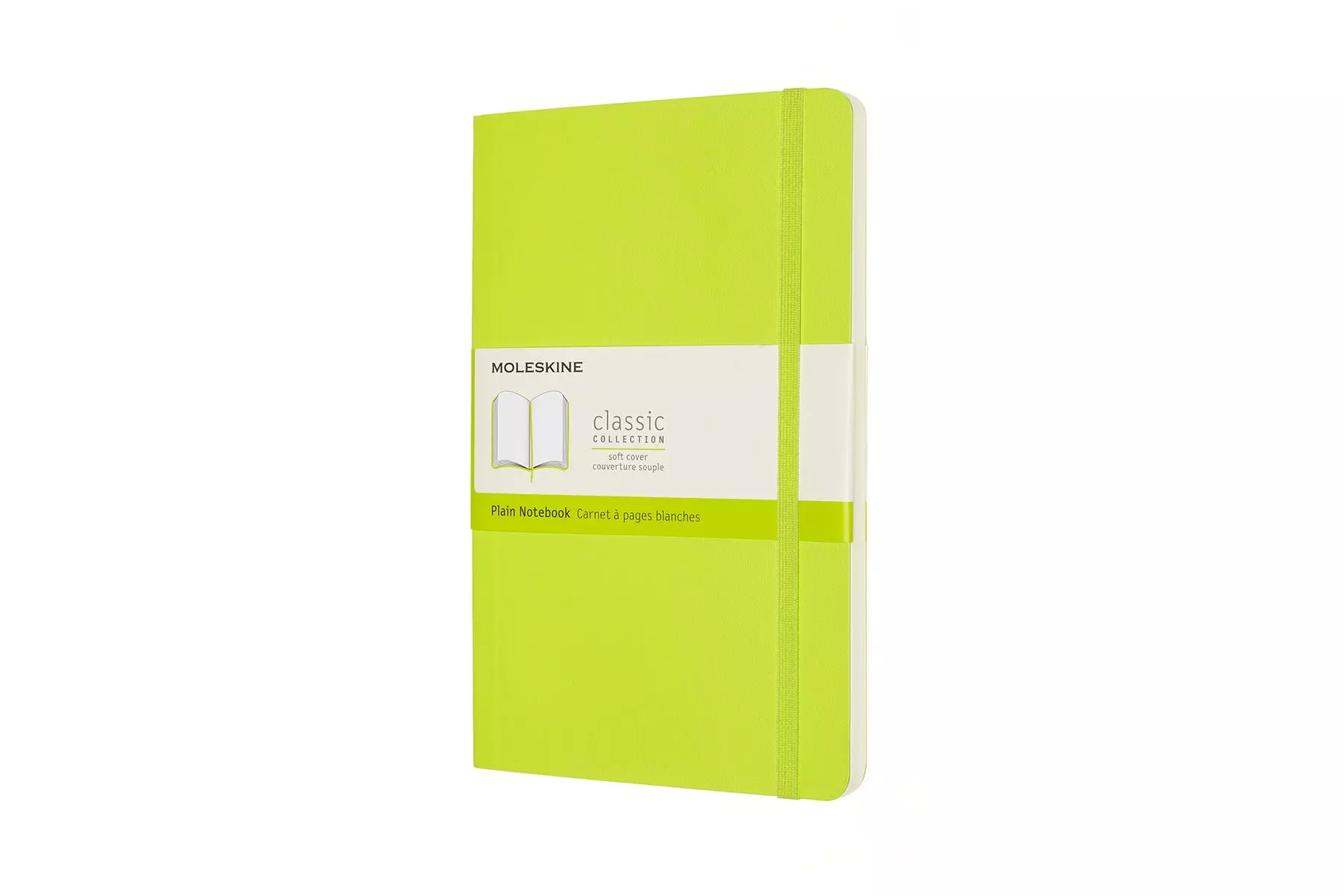 Een Moleskine Plain Soft Cover Notebook Large Lemon Green koop je bij Moleskine.nl