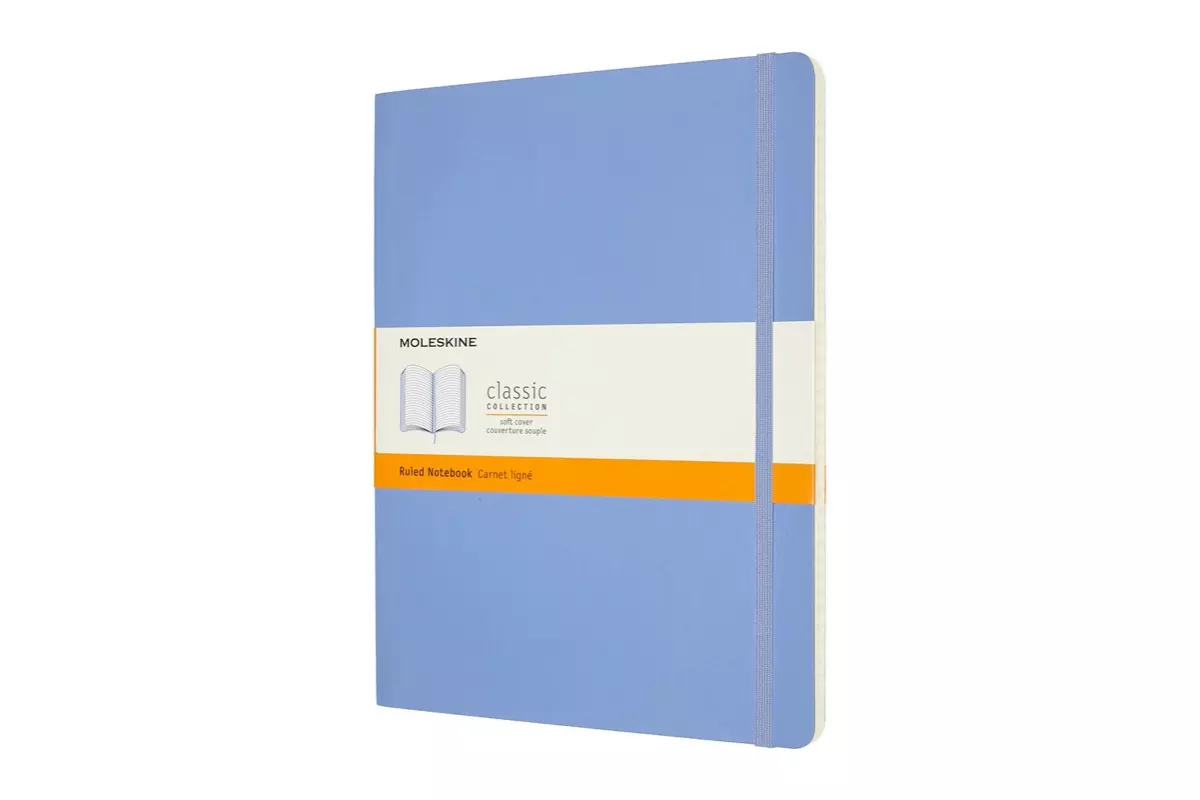 Een Moleskine Ruled Soft Cover Notebook XL Hydrangea Blue koop je bij Moleskine.nl