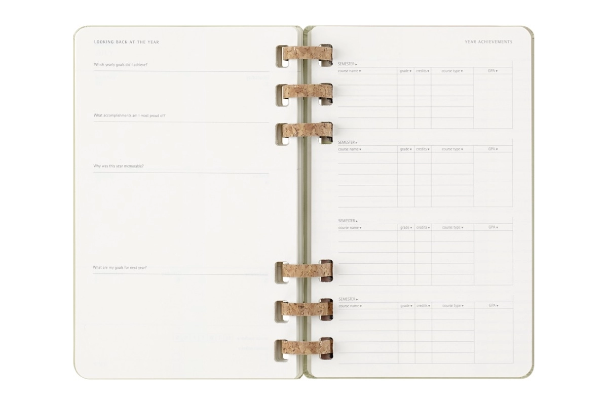 Een Moleskine 2025-2026 Academic Spiral Planner Weekly/Monthly Kiwi - Large, Hardcover koop je bij Moleskine.nl