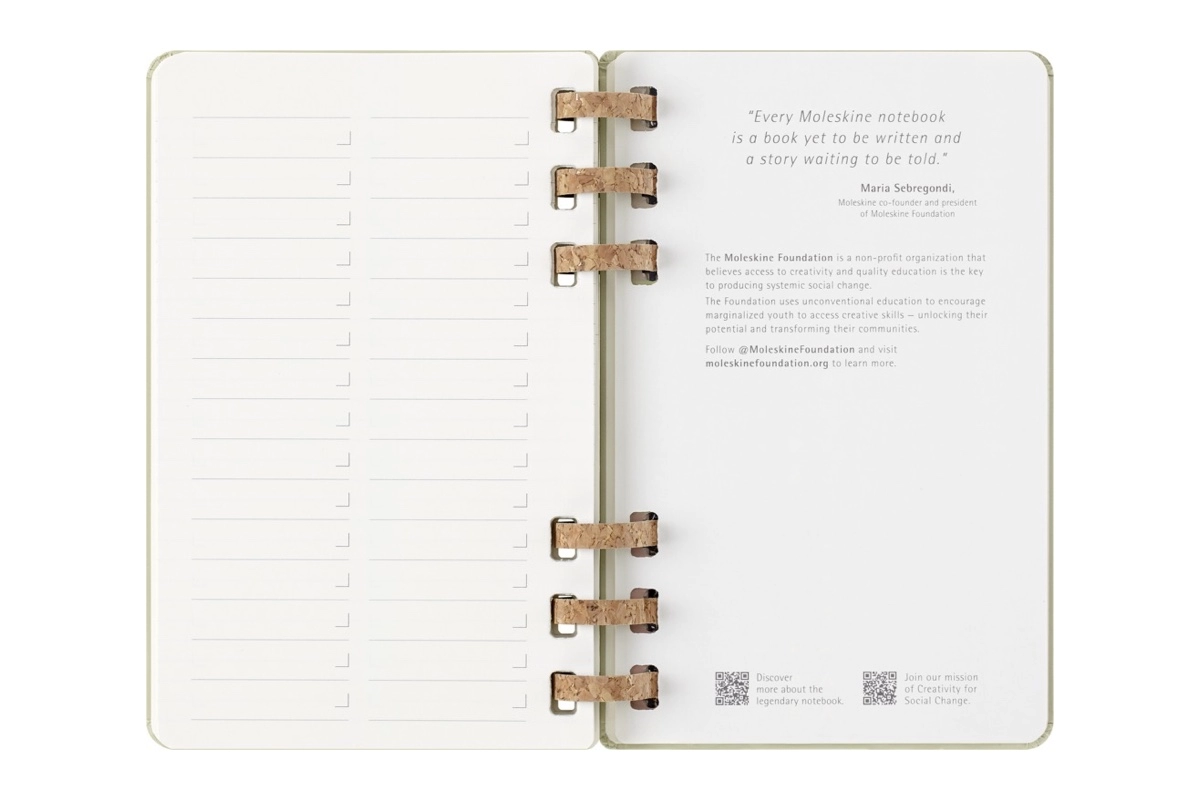 Een Moleskine 2025-2026 Academic Spiral Planner Weekly/Monthly Kiwi - Large, Hardcover koop je bij Moleskine.nl