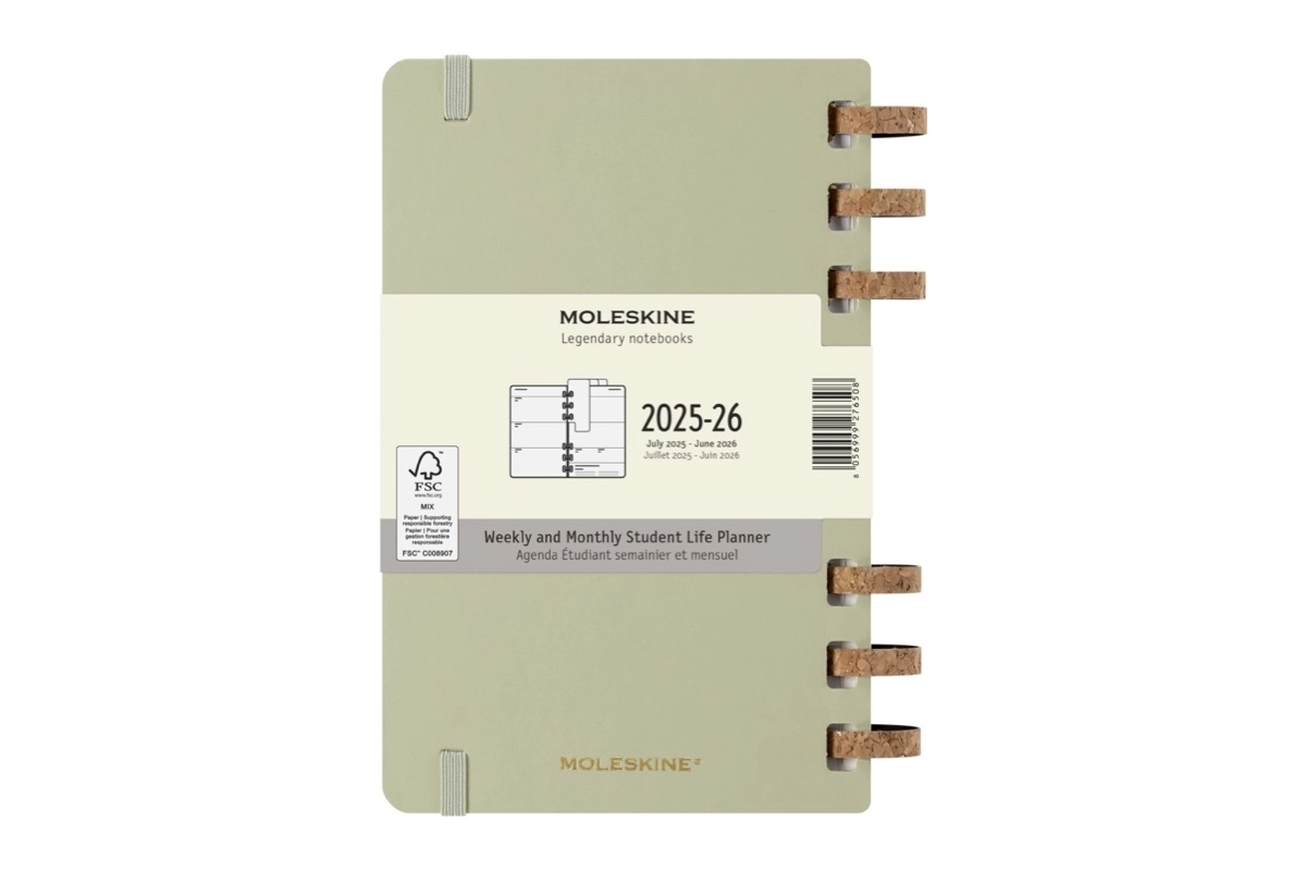 Een Moleskine 2025-2026 Academic Spiral Planner Weekly/Monthly Kiwi - Large, Hardcover koop je bij Moleskine.nl