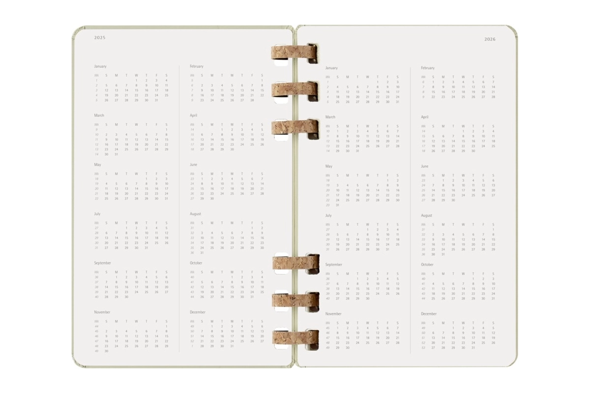 Een Moleskine 2025-2026 Academic Spiral Planner Weekly/Monthly Kiwi - Large, Hardcover koop je bij Moleskine.nl