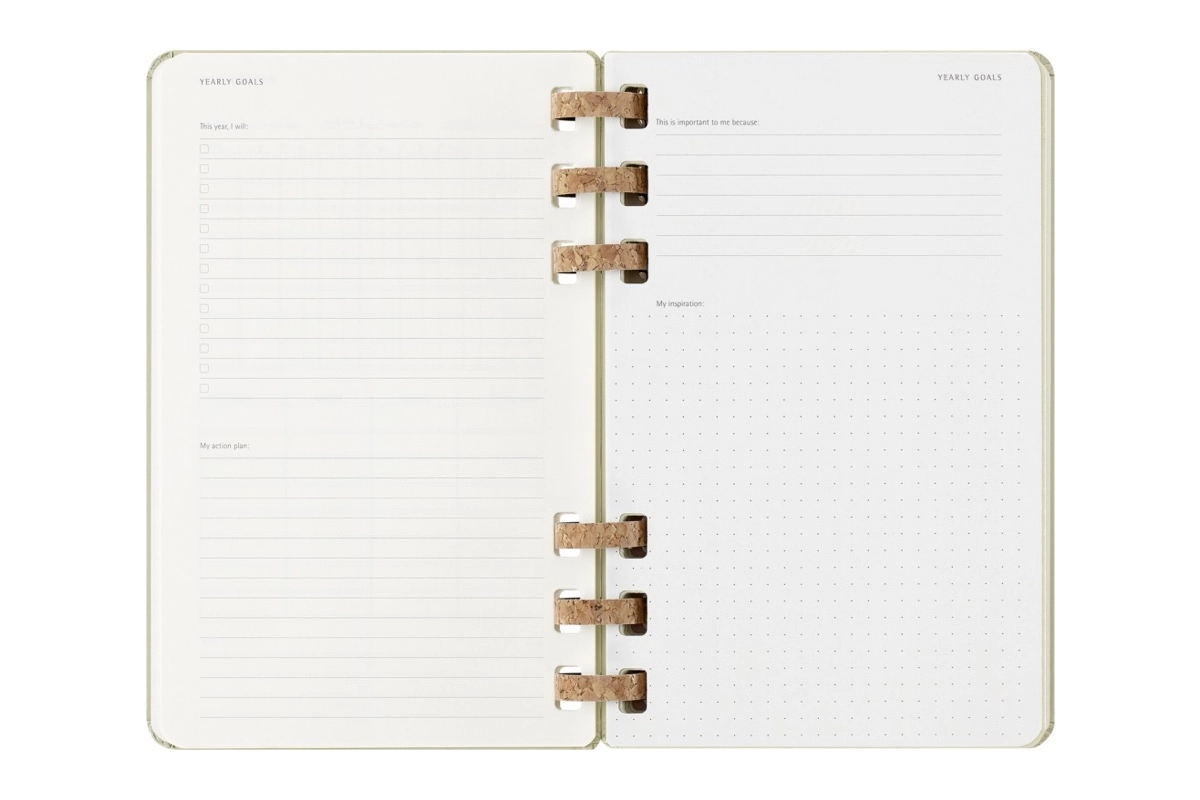 Een Moleskine 2025-2026 Academic Spiral Planner Weekly/Monthly Kiwi - Large, Hardcover koop je bij Moleskine.nl