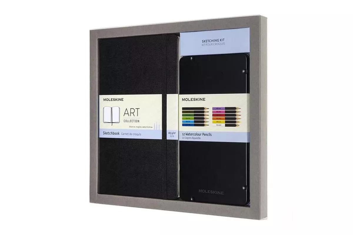 Een Moleskine Sketching Kit with Sketchbook & Watercolour Pencils koop je bij Moleskine.nl