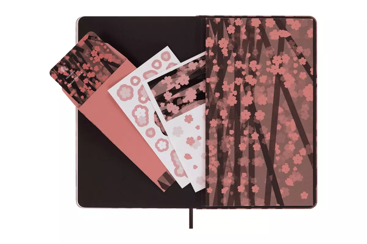 Een Moleskine Limited Edition Sakura Kosuke Tsumura Notebook Plain Hardcover Large koop je bij Moleskine.nl