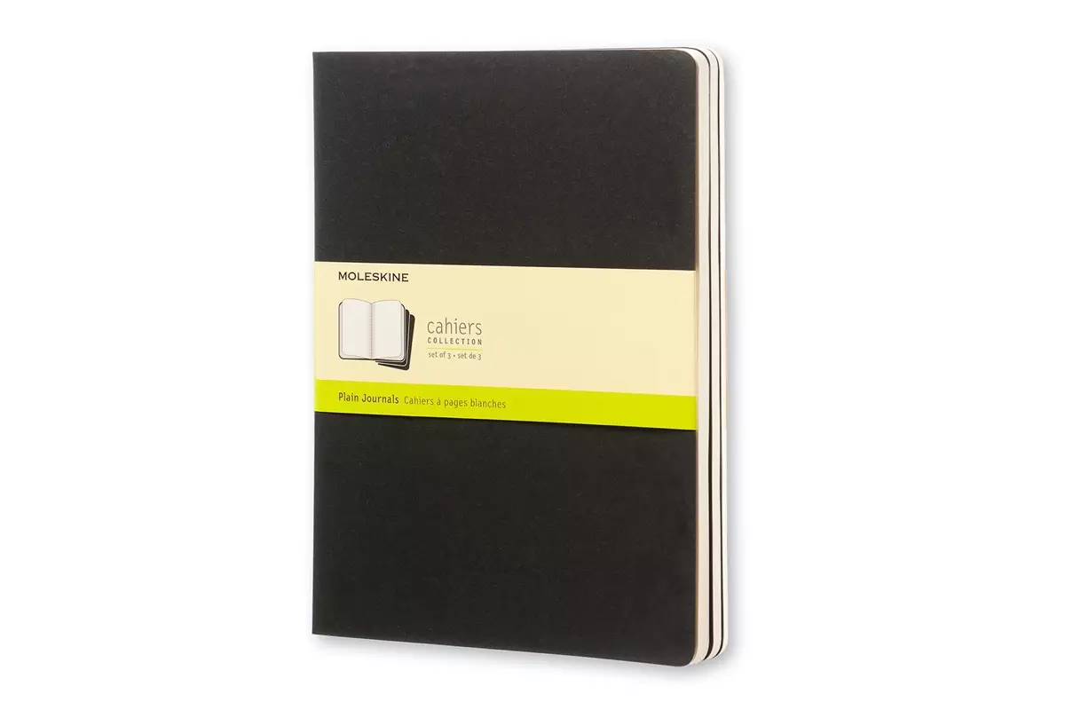 Een Moleskine Cahier Journals XXL Plain Black koop je bij Moleskine.nl