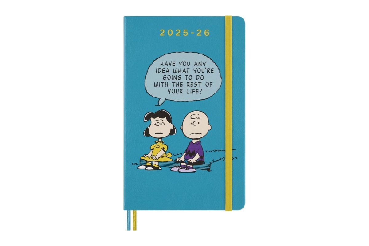 Een Moleskine 18M 2025-2026 Agenda 'Peanuts: Charlie & Lucy' - Weekly, Hardcover Large koop je bij Moleskine.nl