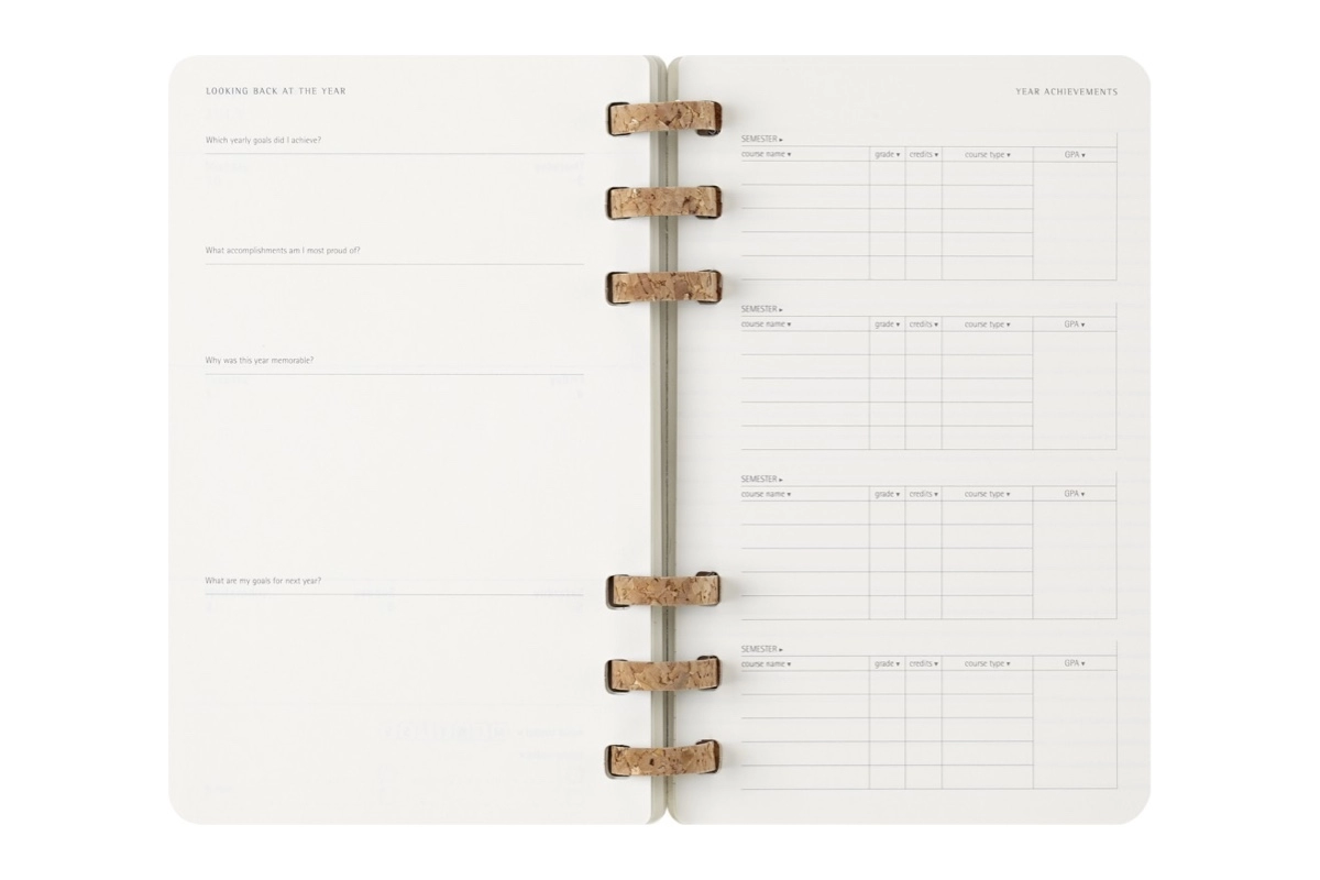 Een Moleskine 2025-2026 Academic Spiral Planner Weekly/Monthly Black - Large, Softcover koop je bij Moleskine.nl