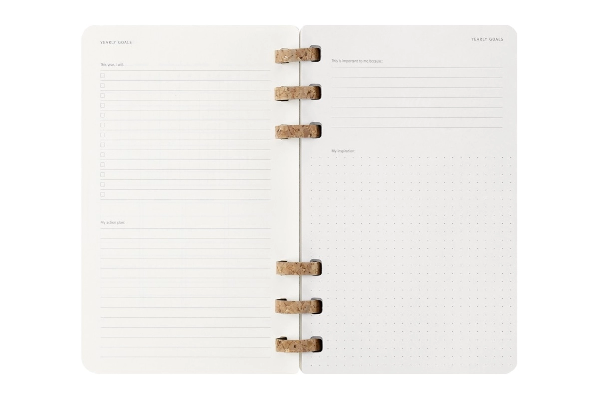 Een Moleskine 2025-2026 Academic Spiral Planner Weekly/Monthly Black - Large, Softcover koop je bij Moleskine.nl