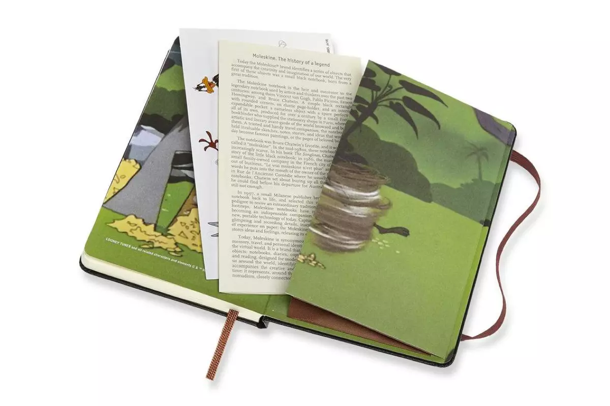 Een Moleskine Limited Edition Looney Toones Tazz Notebook Ruled Hardcover Pocket Notebook Pocket Black koop je bij Moleskine.nl