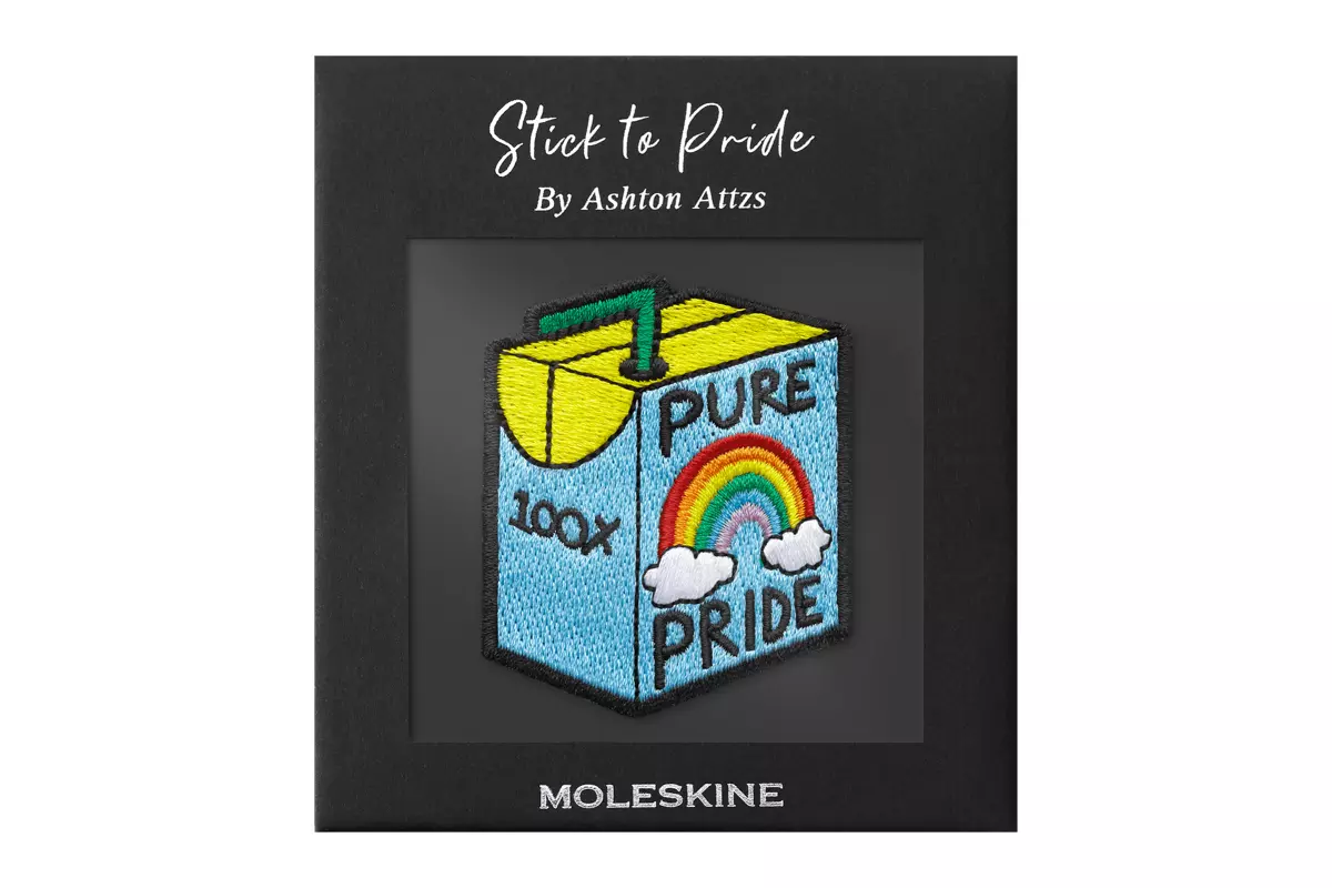 Een Moleskine Stick-on Patch by Ashton Attzs Pride Juice koop je bij Moleskine.nl
