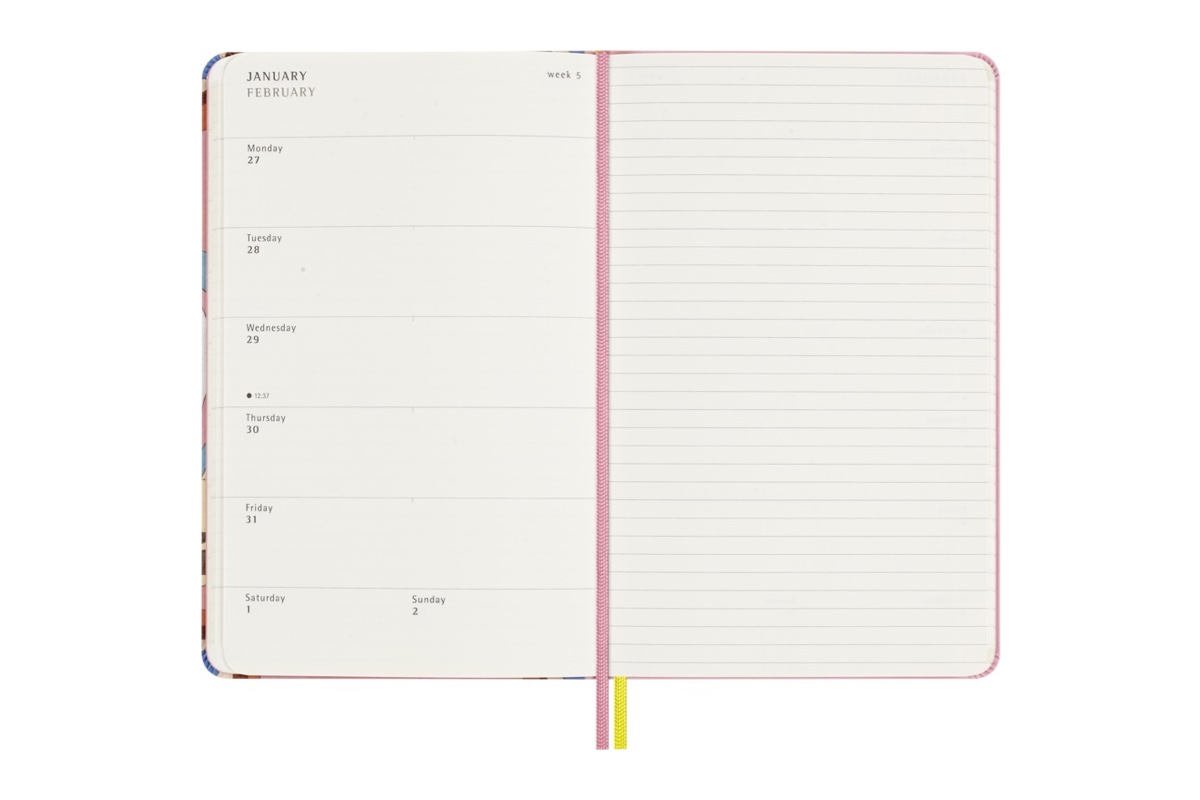 Moleskine 2024/2025 18M Sakura 'Maruko' Weekly Planner Large (LE)