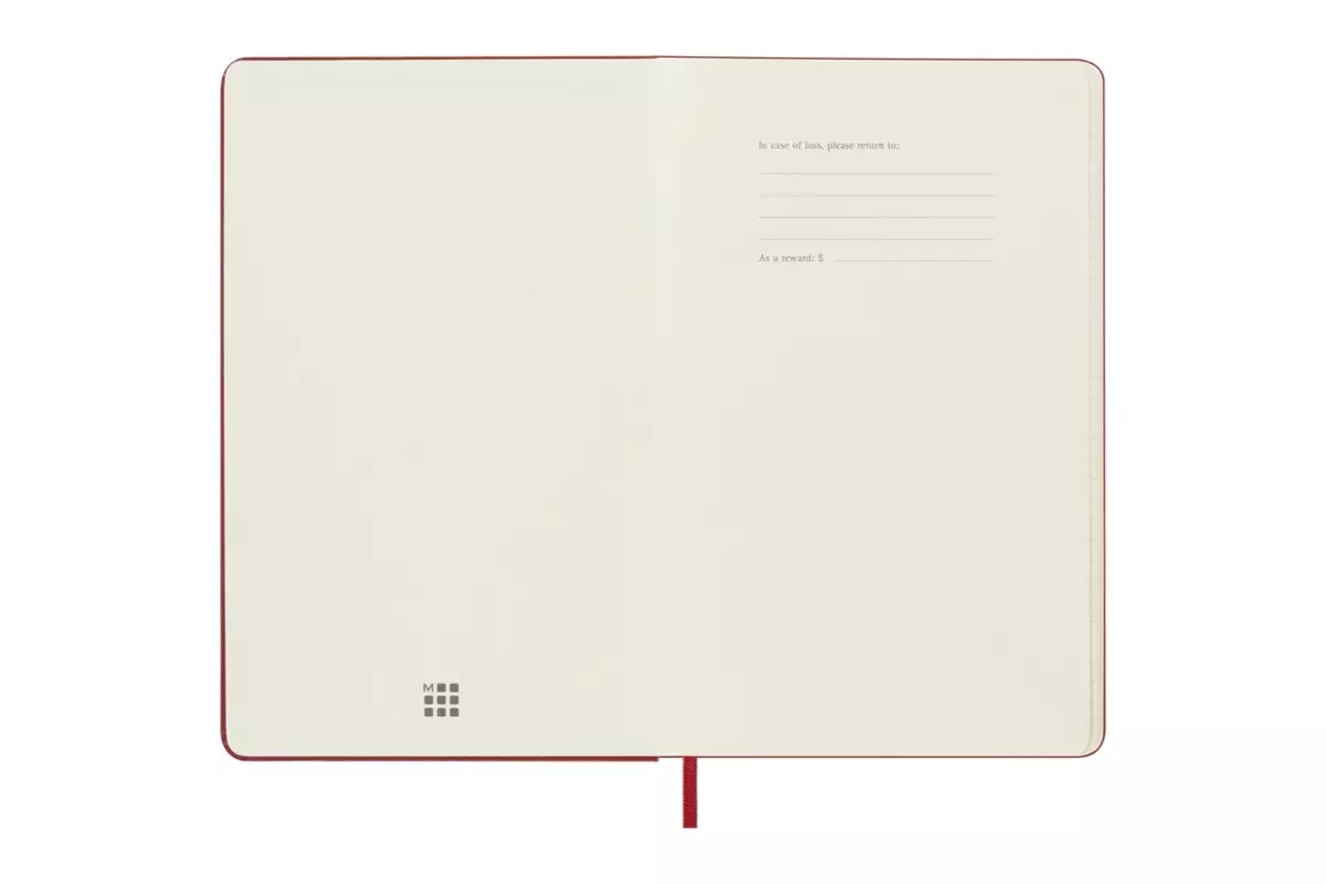 Een Moleskine 2025 12M Weekly Hardcover Large Scarlet Red koop je bij Moleskine.nl