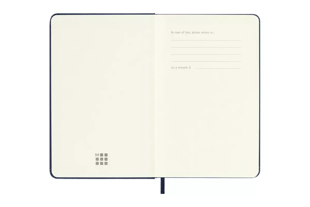 Een Moleskine 2025 12M Weekly Hardcover Pocket Sapphire Blue koop je bij Moleskine.nl