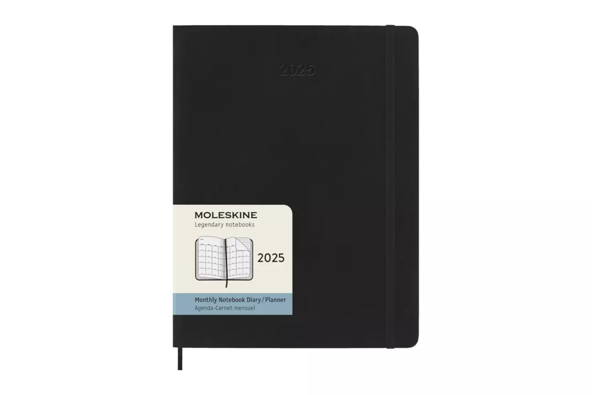 Een Moleskine 2025 12M Monthly Softcover XL Black koop je bij Moleskine.nl