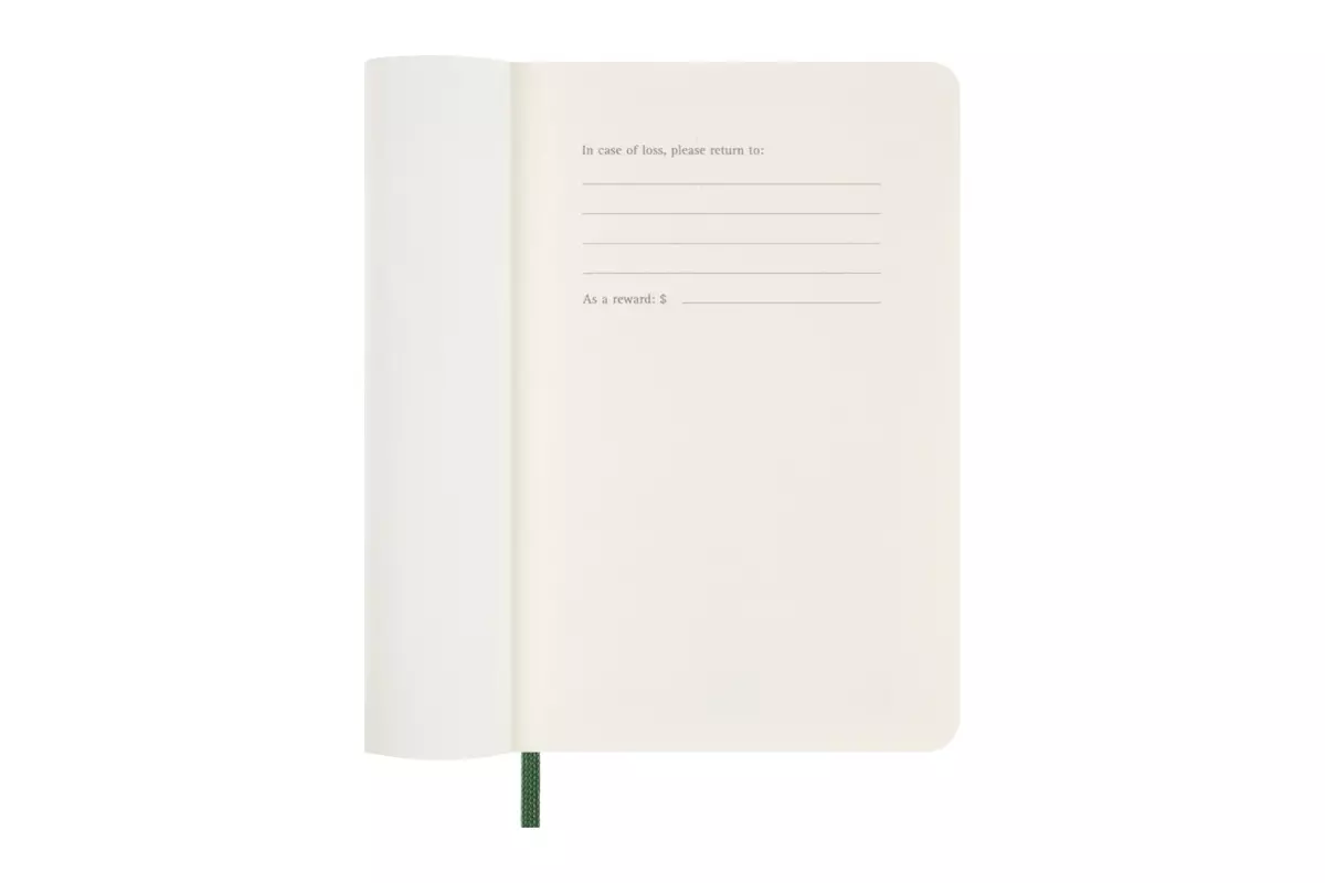 Een Moleskine 2025 12M Weekly Softcover Pocket Myrtle Green koop je bij Moleskine.nl