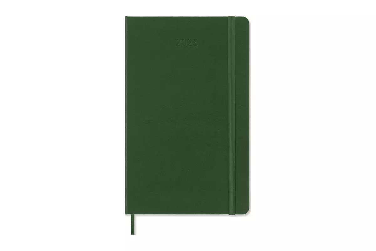 Een Moleskine 2025 12M Daily Hardcover Large Myrtle Green koop je bij Moleskine.nl