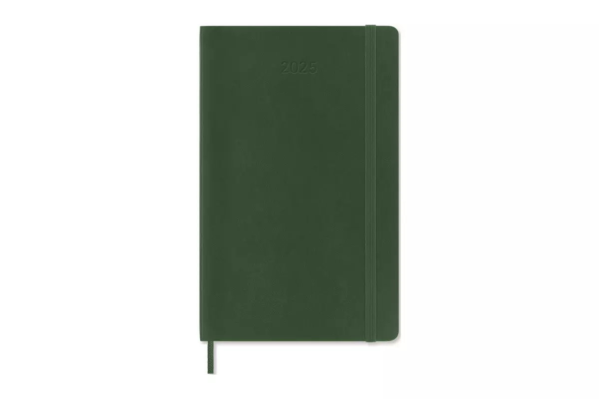 Een Moleskine 2025 12M Daily Softcover Large Myrtle Green koop je bij Moleskine.nl