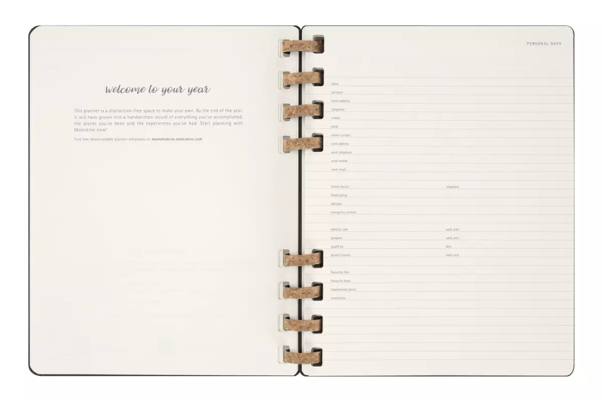 Een Moleskine 2025 12M Weekly/Monthly Life Spiral Planner Hardcover XL Black koop je bij Moleskine.nl